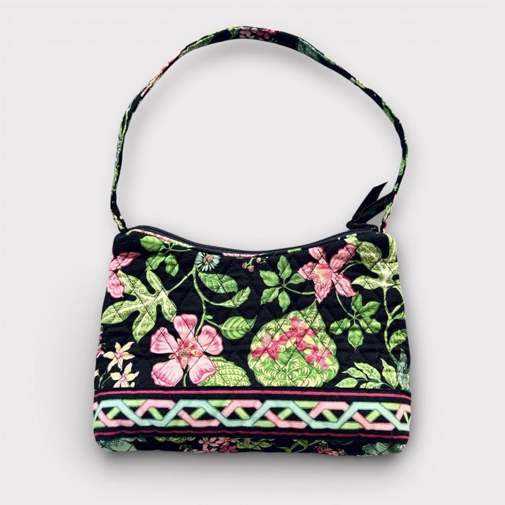 Vera Bradley Botanica Molly Handbag Quilted 100% Cotton